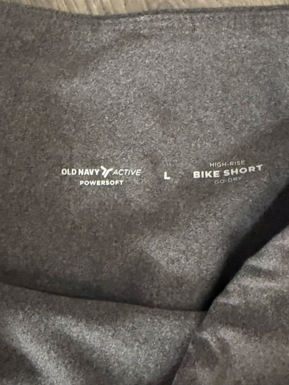 Old Navy Women's Charcoal Gray Active Bike Shorts - Picture 3 of 3